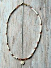Load image into Gallery viewer, Autumn Refresh Vintage Heart Pendant and Shell Necklace
