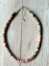 Load image into Gallery viewer, Berries and Cream Gemmy Necklace, Silver Clasp
