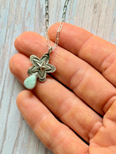 Load image into Gallery viewer, Southwestern Sterling Silver Star and Paloma Necklace
