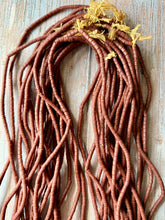 Load image into Gallery viewer, Vintage Cinnamon Brown Trade Tube Beads For Jewelry Making
