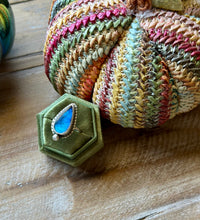 Load image into Gallery viewer, Flashy Blue Labradorite  Sterling Silver Ring, Size 10
