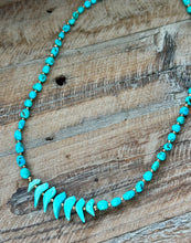 Load image into Gallery viewer, Fetish Kingman Turquoise Beaded Necklace
