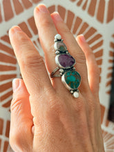 Load image into Gallery viewer, Big Bertha Multi Gemstone Statement Ring
