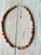 Load image into Gallery viewer, Berries and Cream Gemmy Necklace, Silver Clasp
