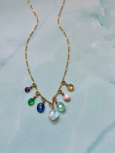 Load image into Gallery viewer, Charming Multigemstone 14k Gold Fill Necklace
