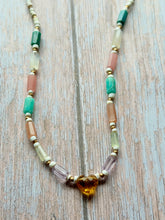 Load image into Gallery viewer, Summery Anytime Multi-Gemstone Necklace
