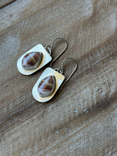 Load image into Gallery viewer, Matte Rolling Hills Dolomite Picturesque Sterling Silver Earrings
