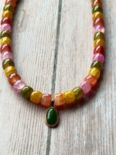 Load image into Gallery viewer, Autumn Refresh Vintage Jade Beaded Necklace
