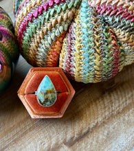 Load image into Gallery viewer, Baja Chrysocolla Sterling Silver Ring, Size 8.5
